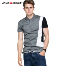 2015夏季新品 与狼共舞短袖T恤 男士纯棉翻领多彩polo衫潮